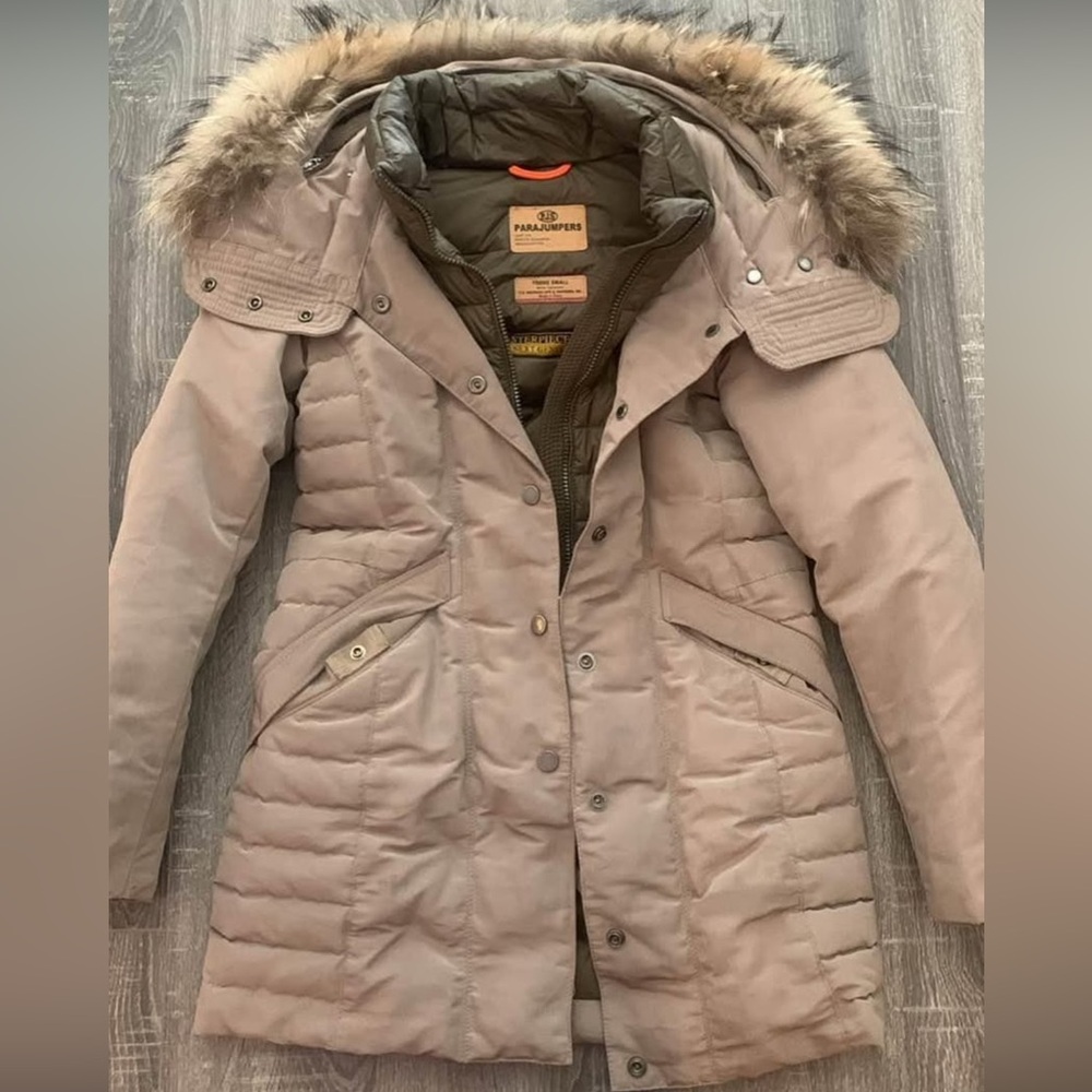 Parajumpers jacket beige youth size small